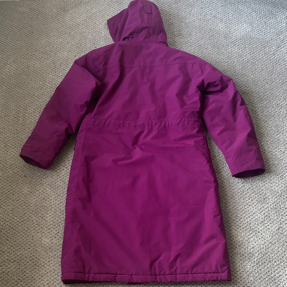 Lands' End Vibrant Purple Coat View 6